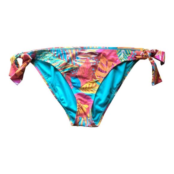 Bleu Rod Beattie NWT The Heat Is On Brief Tie Side Hipster Bikini Bottom Size 14 - Picture 3 of 16